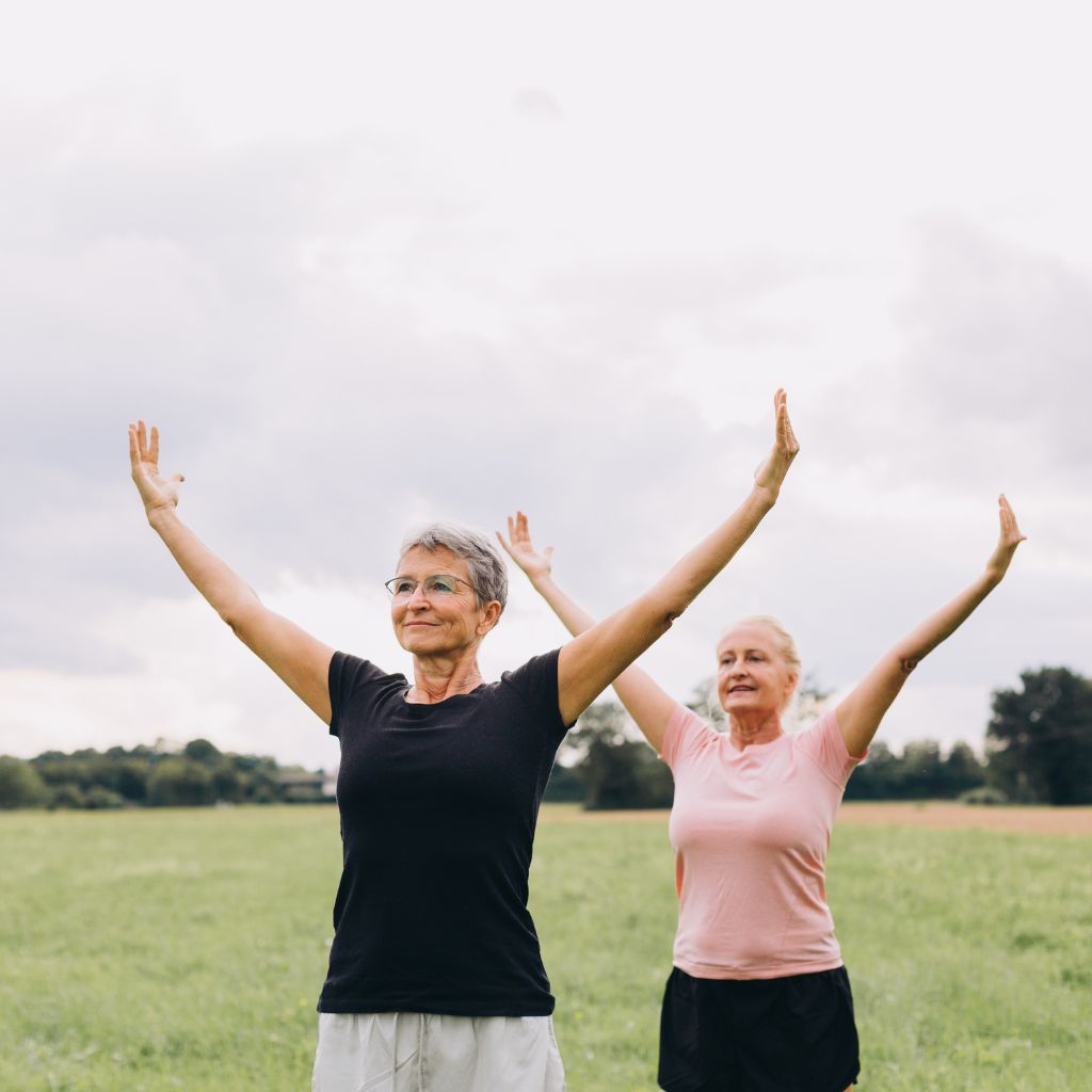 seniors exercising
