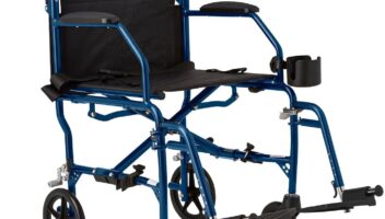 Medline Ultra Lightweight Transport Wheelchair