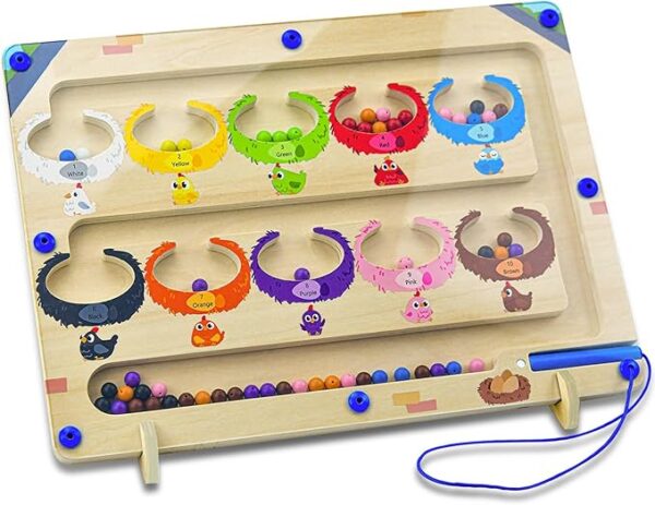 Wooden Magnet Board Montessori Sensory Toys for Elderly Patients