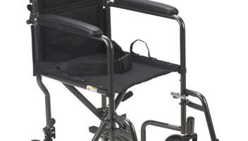 Drive Medical Lightweight Folding Transport Wheelchai