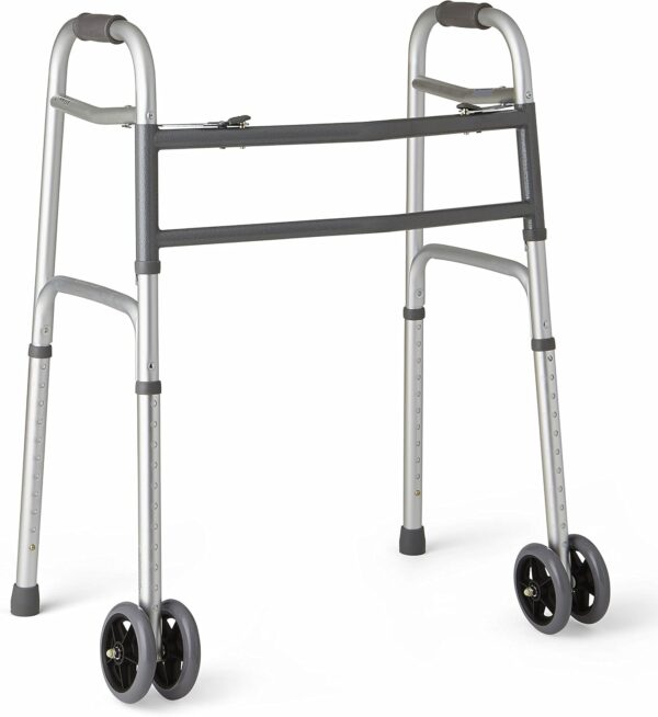 Medline Heavy-Duty Bariatric Folding Walker