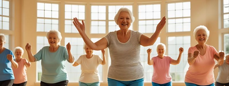 seniors exercising