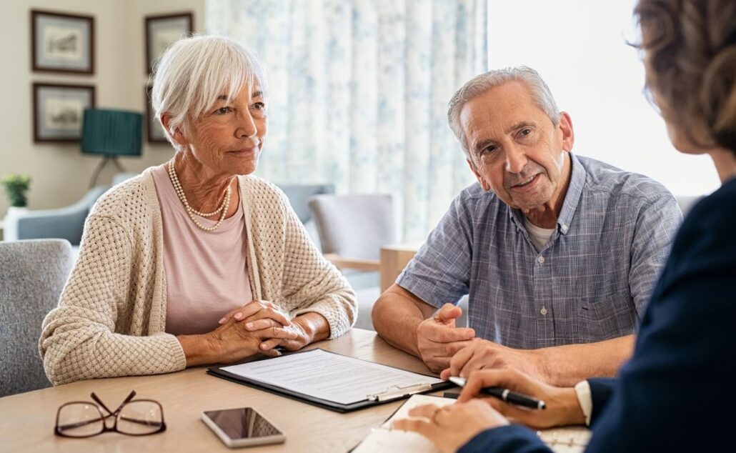 Senior Couple Planning Their Life