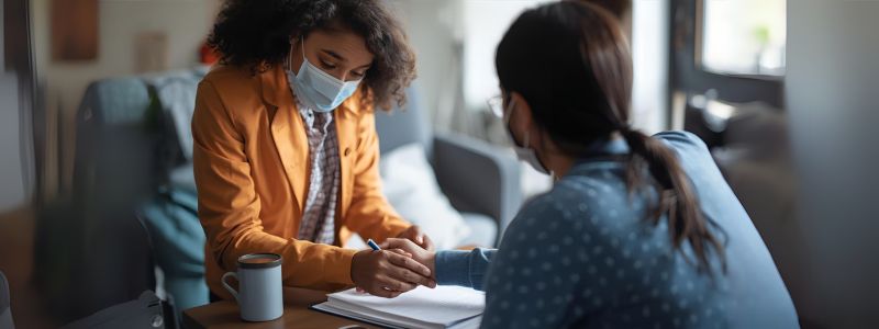 a caregiver handling emergency situation