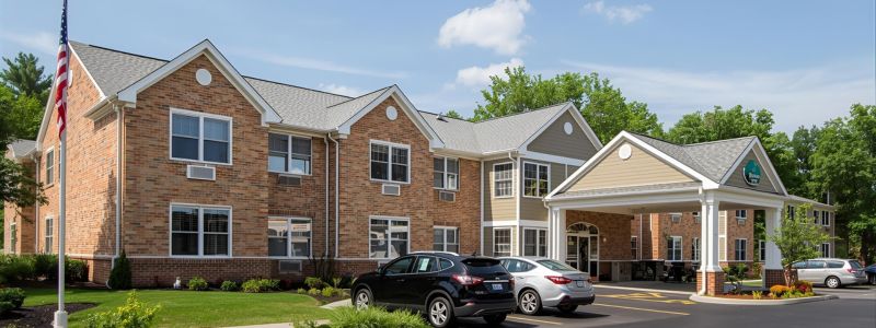 facade of assisted living facility