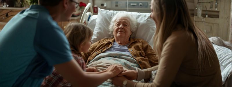 family in hospice care